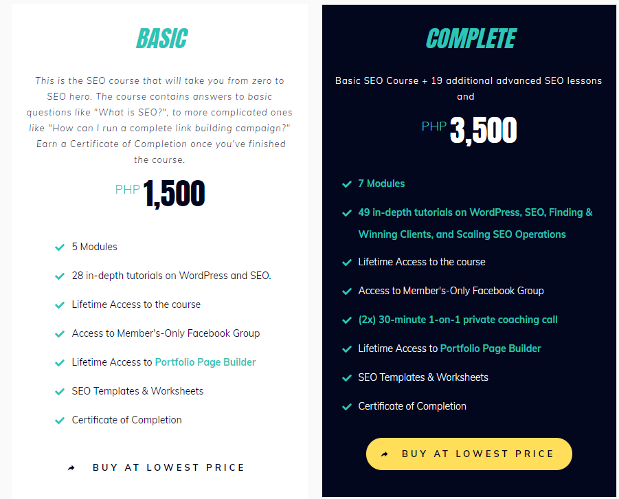 basic complete packages