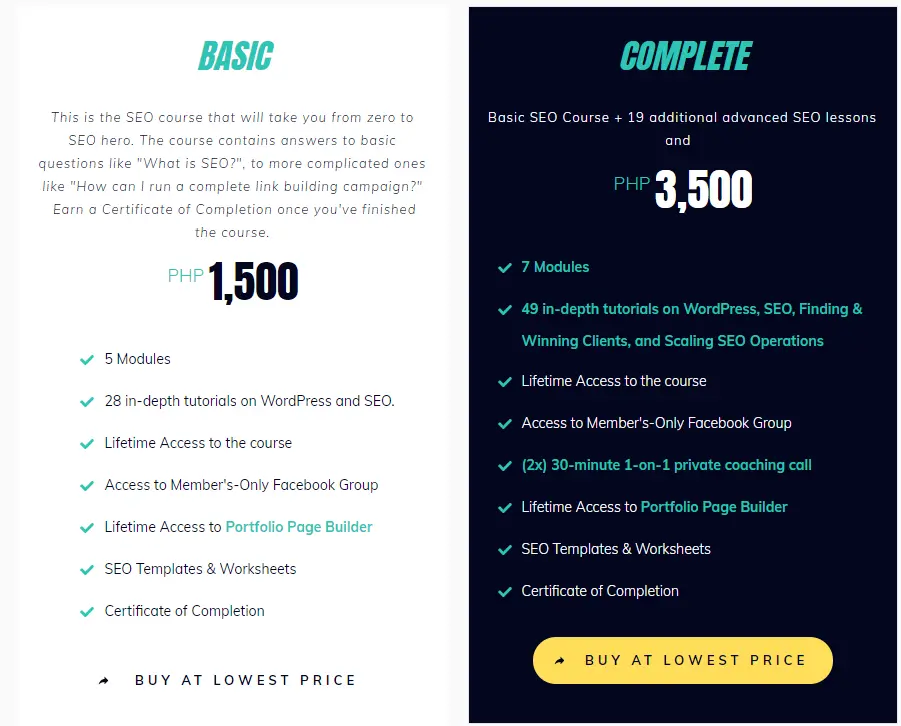 basic complete packages