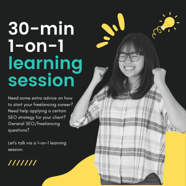 30 min 1 on 1 learning session